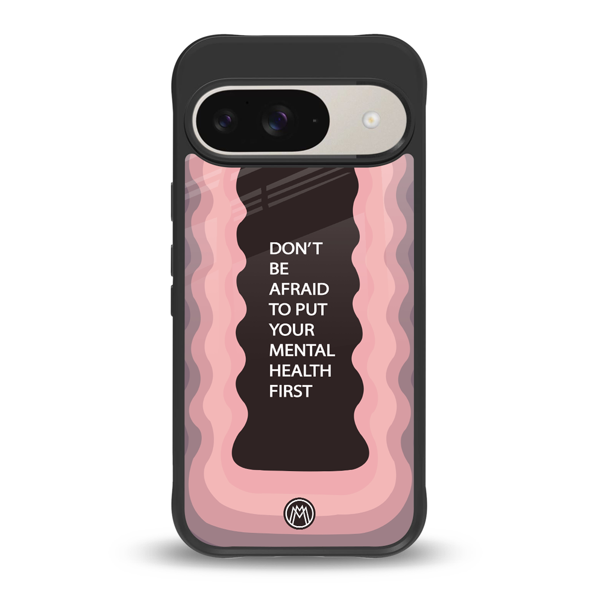 mental health first back phone cover | glass case for google pixel 9