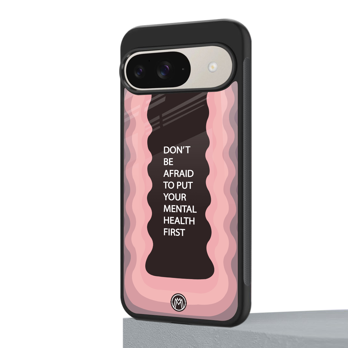 mental health first back phone cover | glass case for google pixel 9
