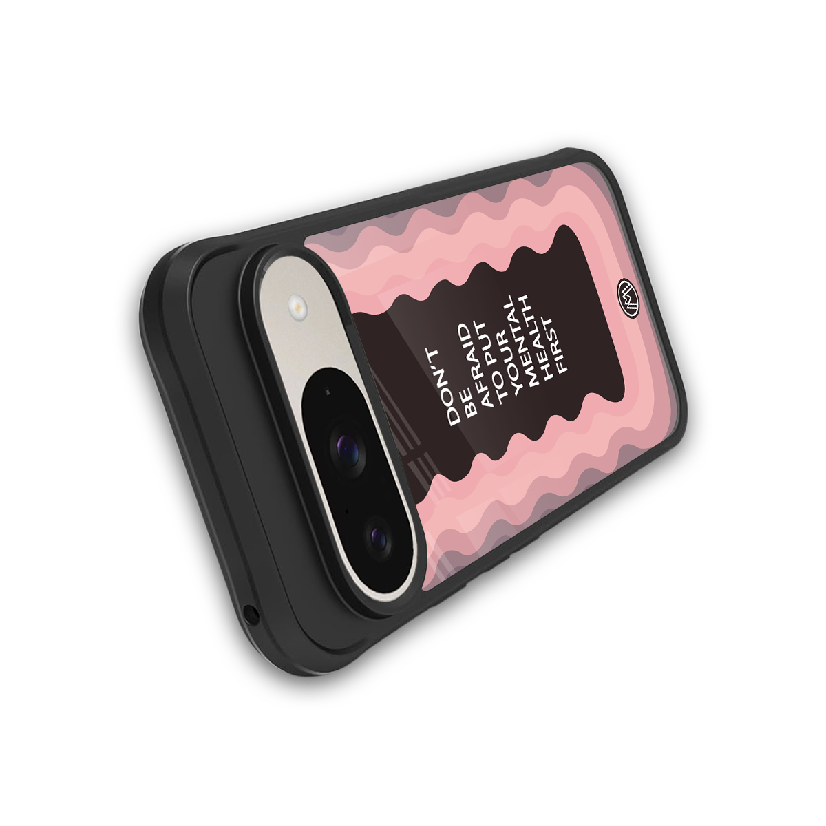 mental health first back phone cover | glass case for google pixel 9