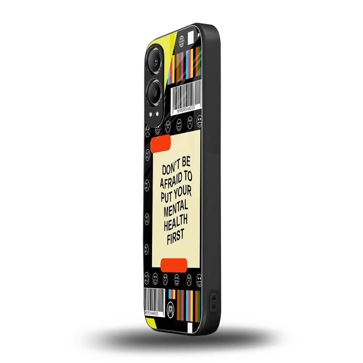 mental health back phone cover | glass case for oneplus nord ce 4 lite