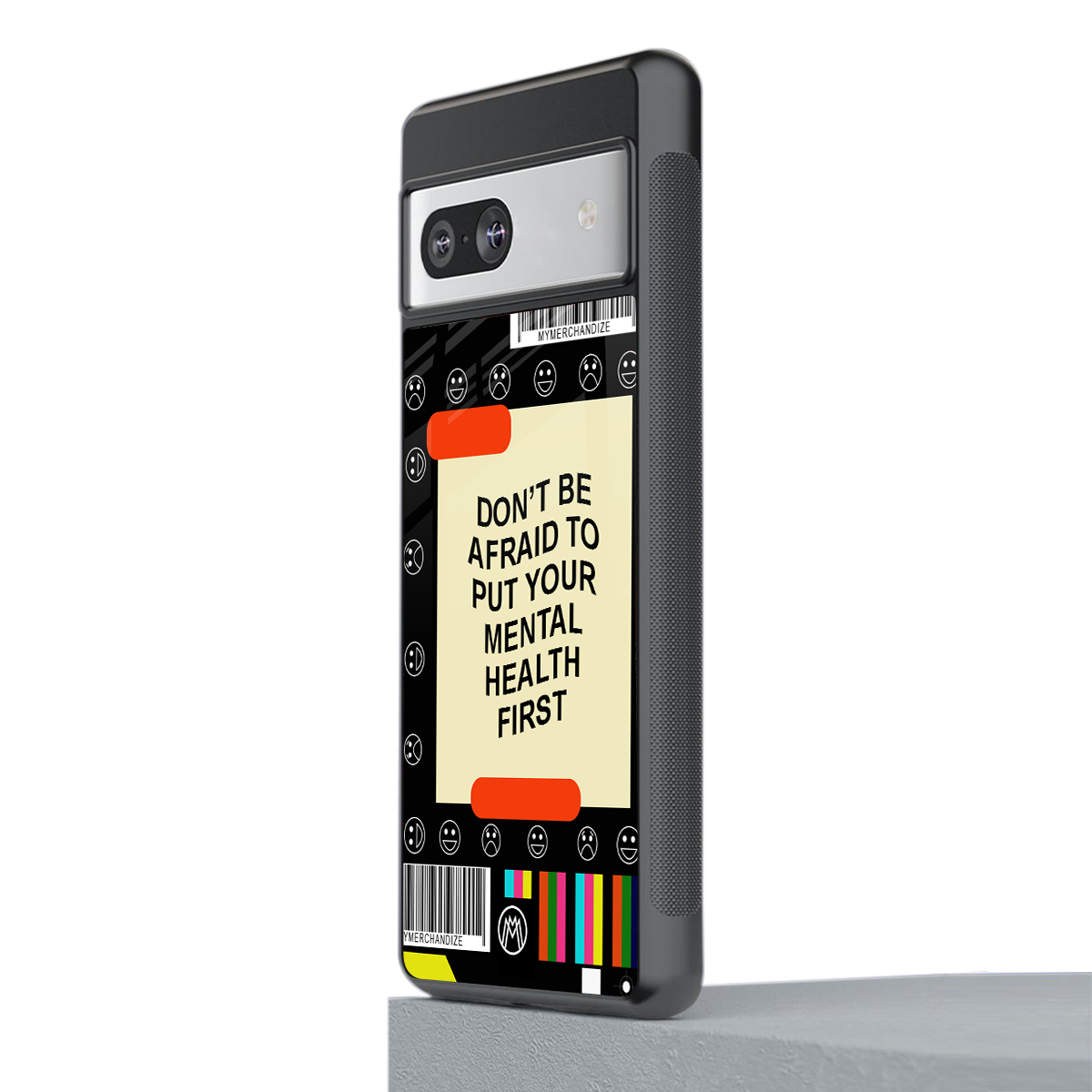 mental health back phone cover | glass case for Google Pixel 7