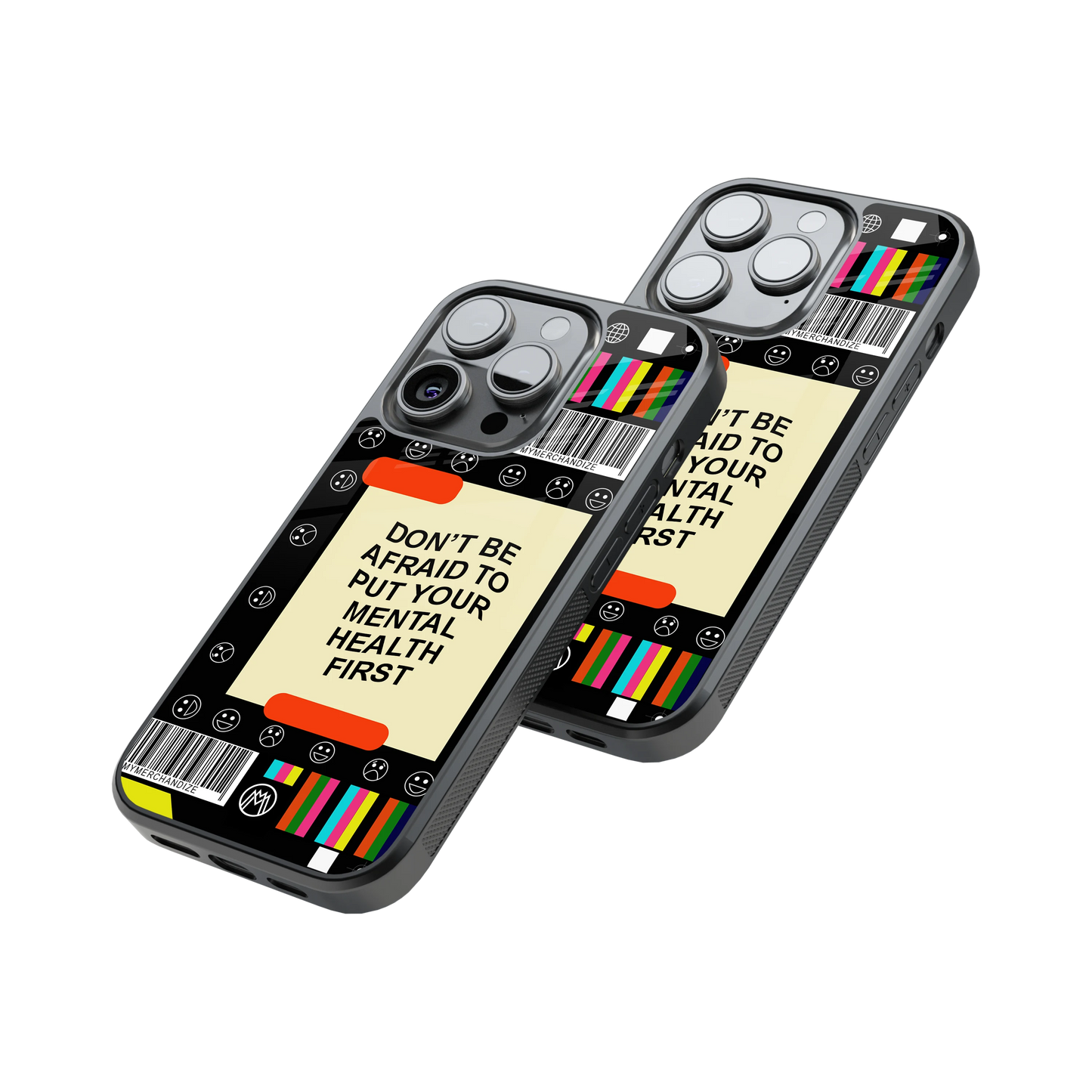 Protective Glass Back Phone Case Compatible with iPhone, Samsung, OnePlus, Pixel & More