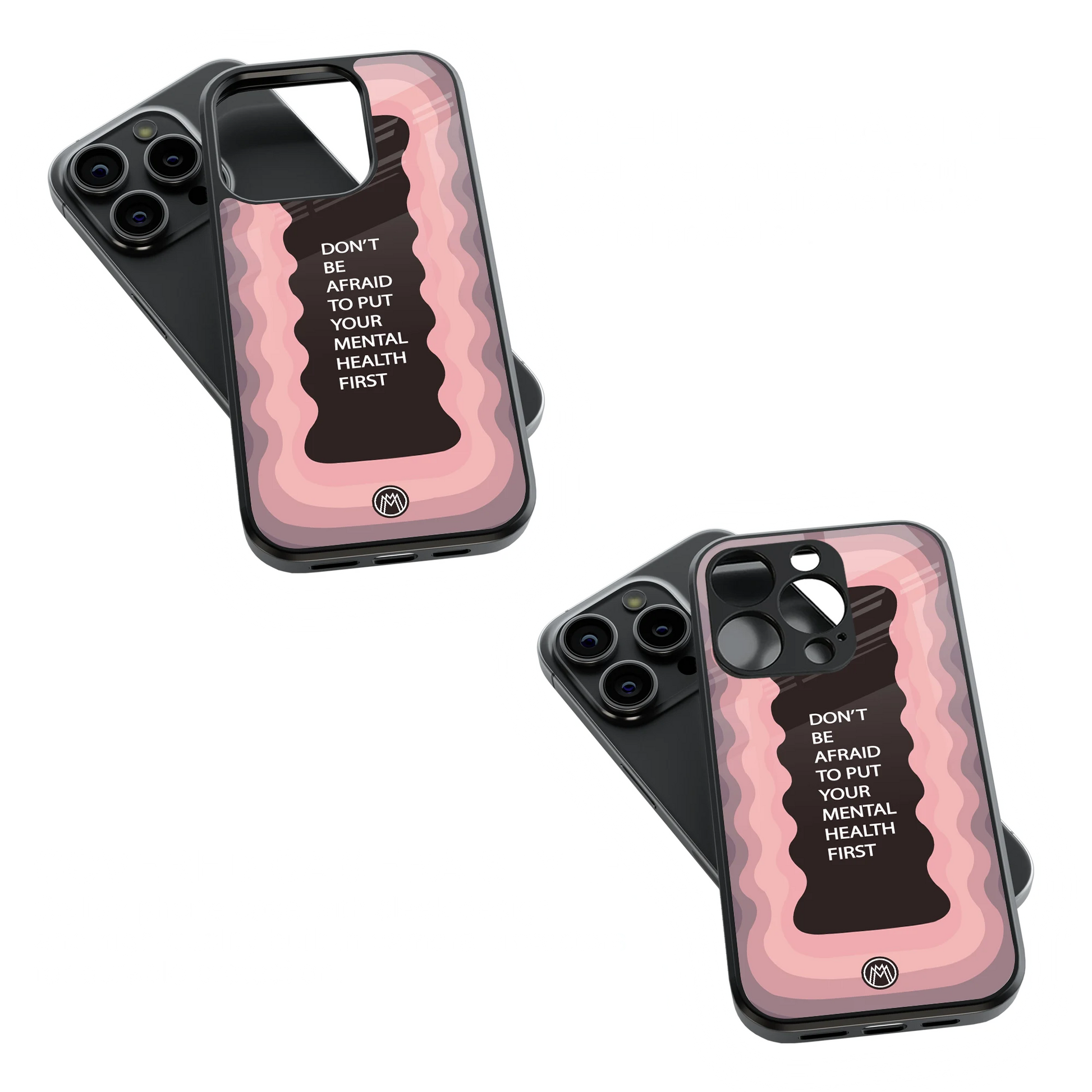 Trendy Glass Back Mobile Case for iPhone, Samsung, Redmi, OnePlus, Google Pixel, Motorola
