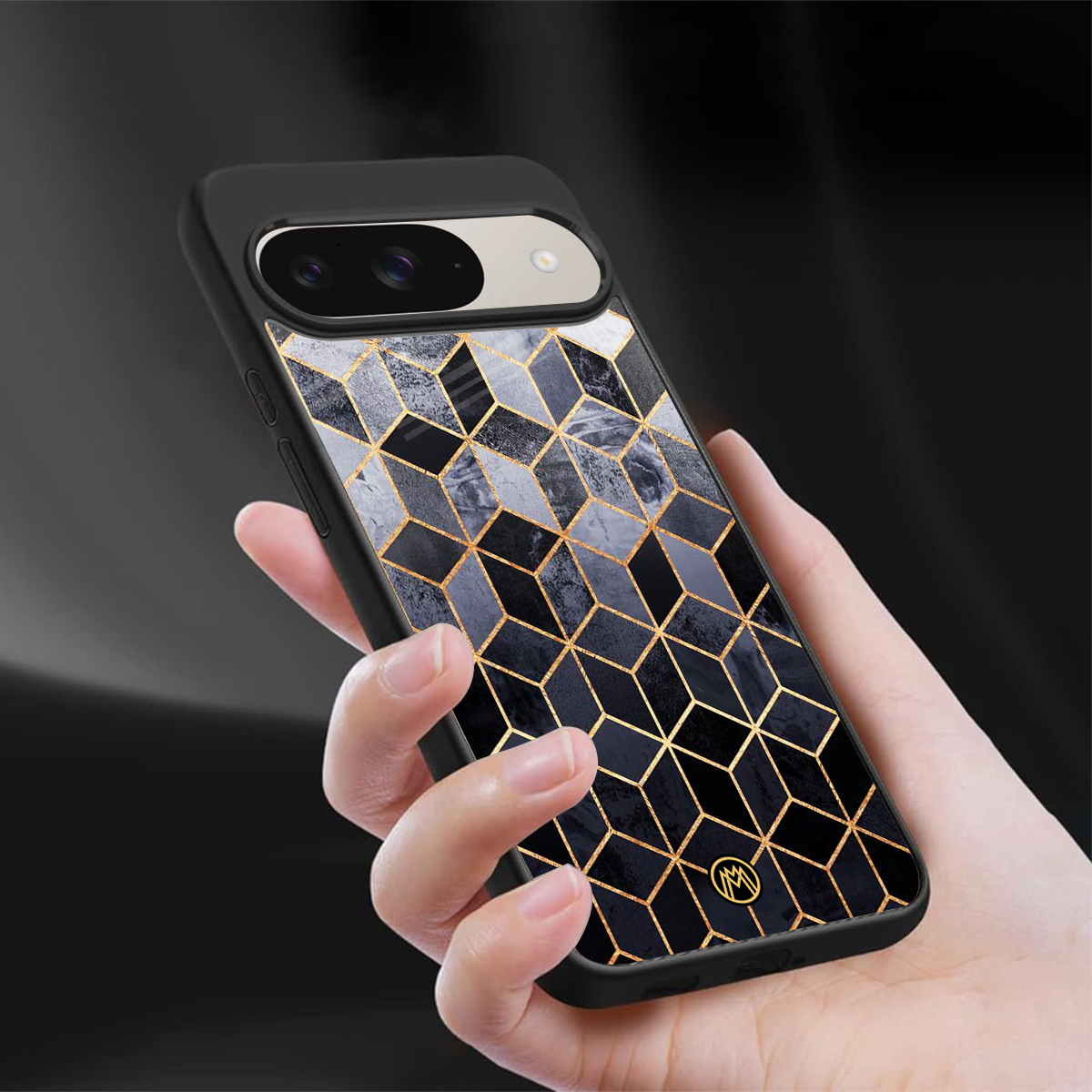 mermaid skin grey edition back phone cover | glass case for google pixel 9