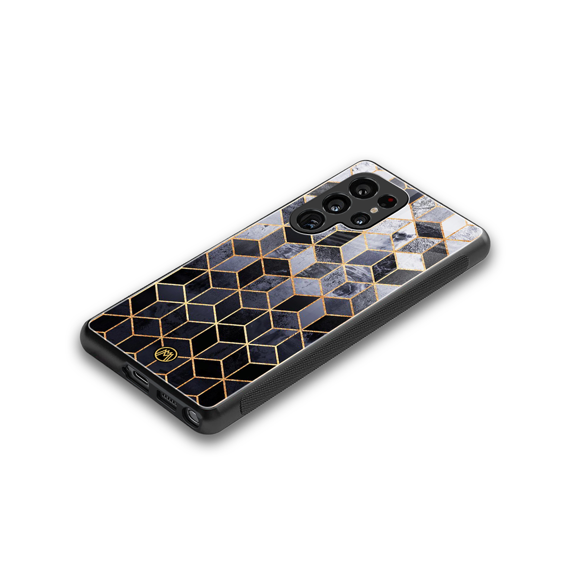 mermaid skin grey edition back phone cover | glass case for samsung galaxy s25 ultra