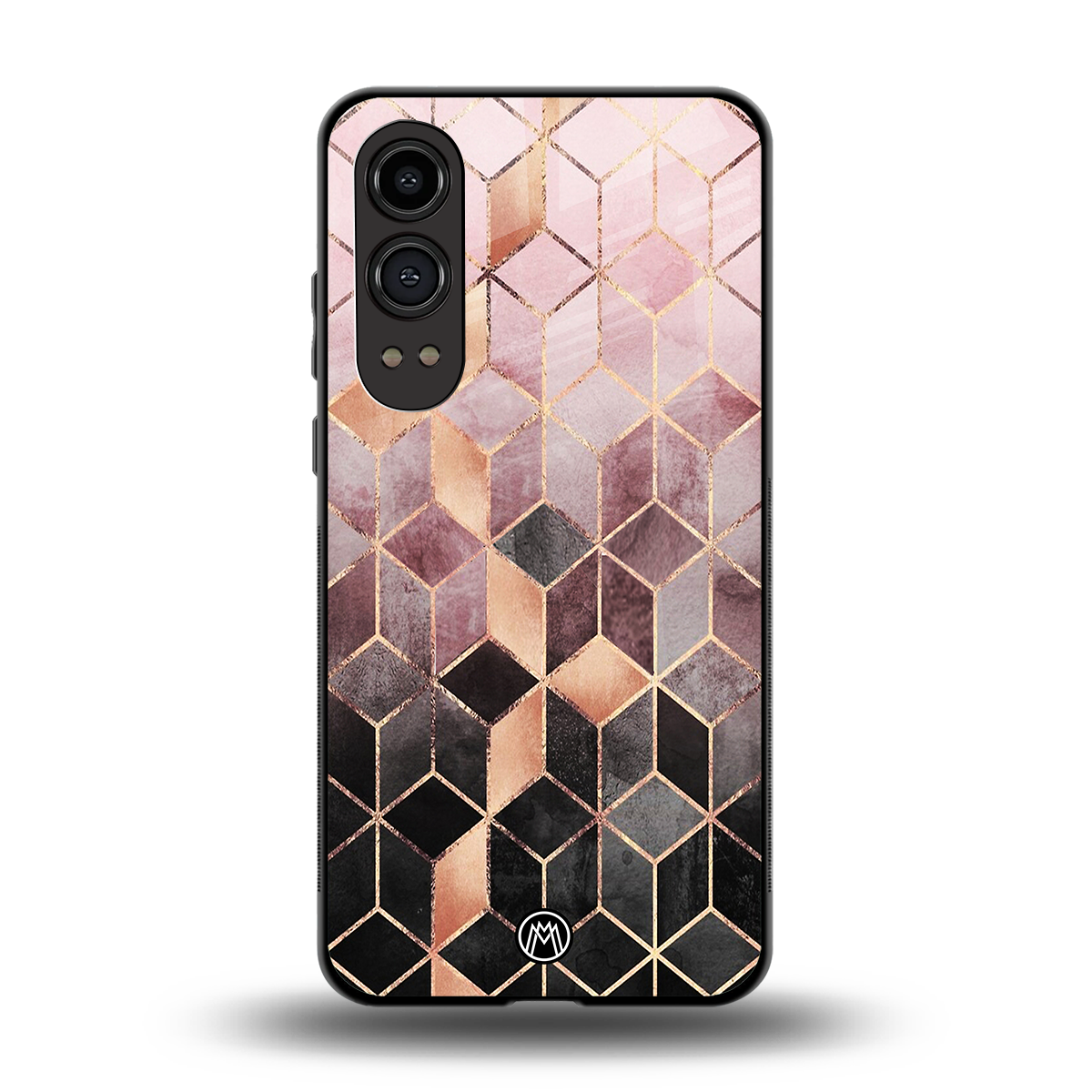 mermaid skin pink edition back phone cover | glass case for oneplus nord ce 4 lite