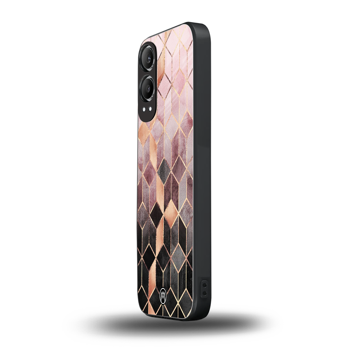 mermaid skin pink edition back phone cover | glass case for oneplus nord ce 4 lite