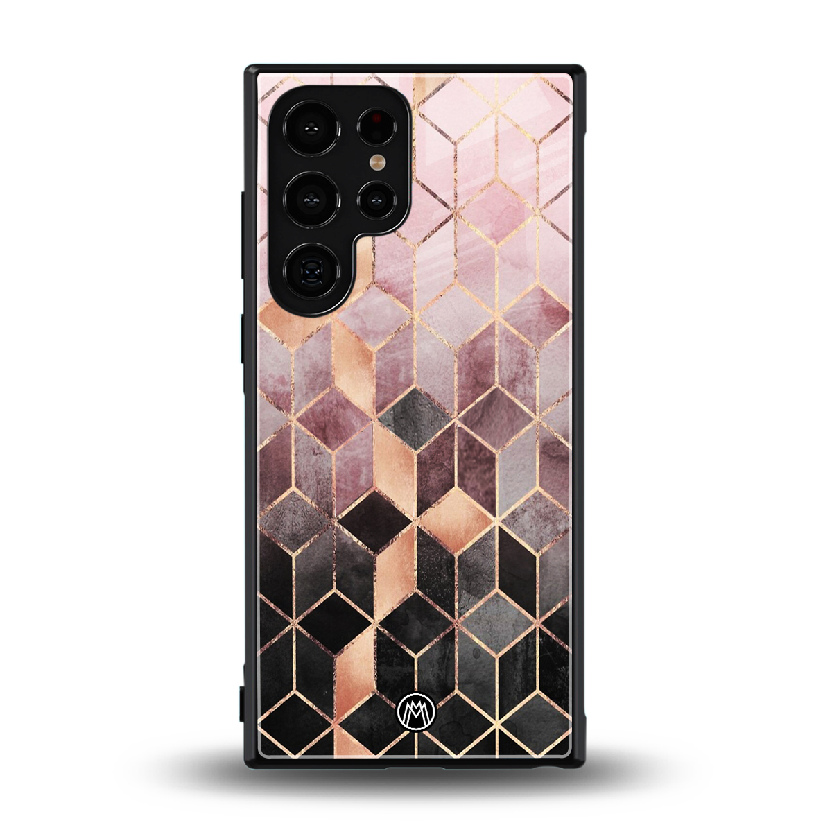 mermaid skin pink edition back phone cover | glass case for samsung galaxy s24 ultra