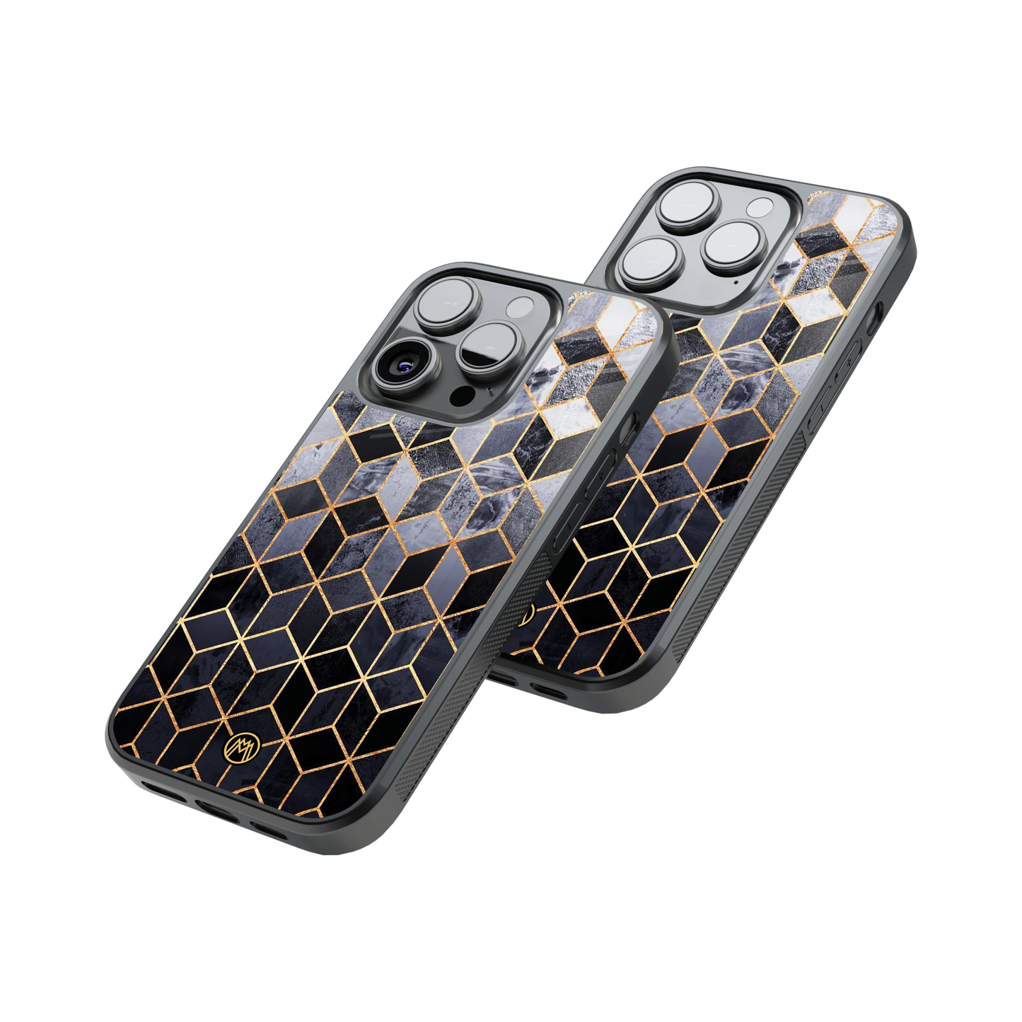 Protective Glass Back Phone Case Compatible with iPhone, Samsung, OnePlus, Pixel & More