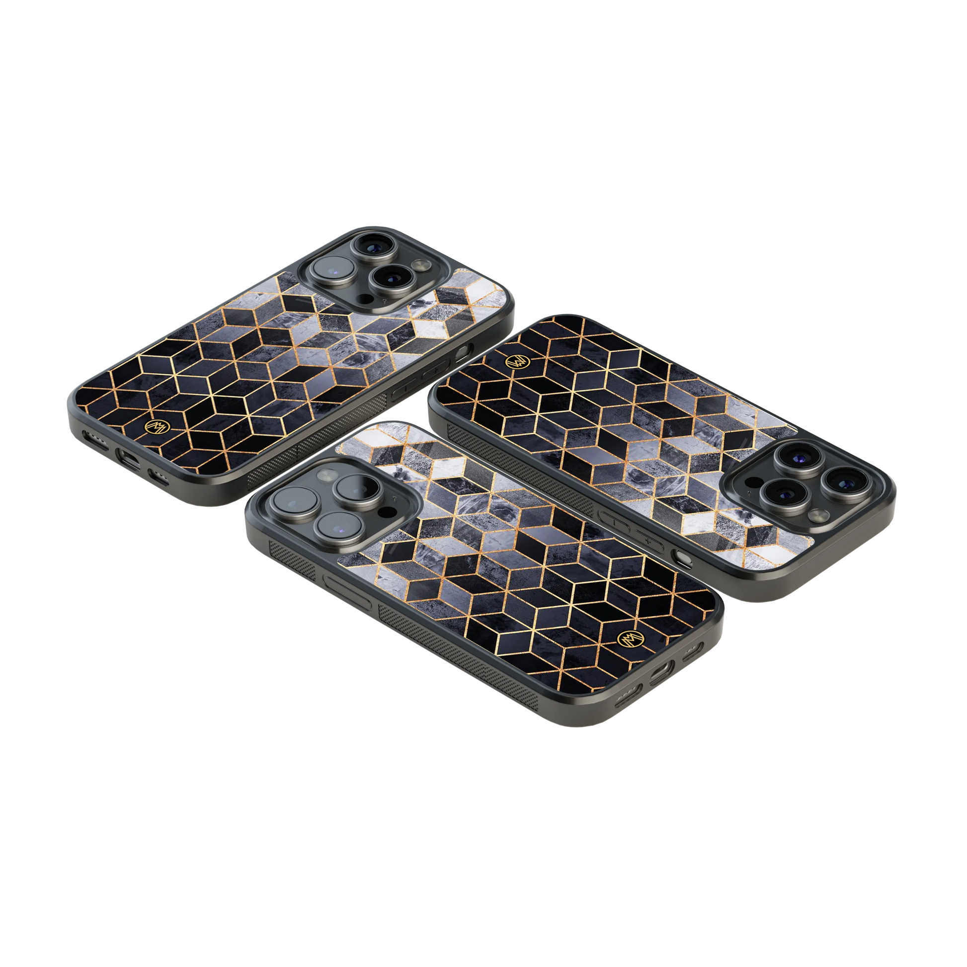 Luxury Glass Back Mobile Cover for iPhone, Samsung Galaxy, OnePlus, Pixel, Redmi & More