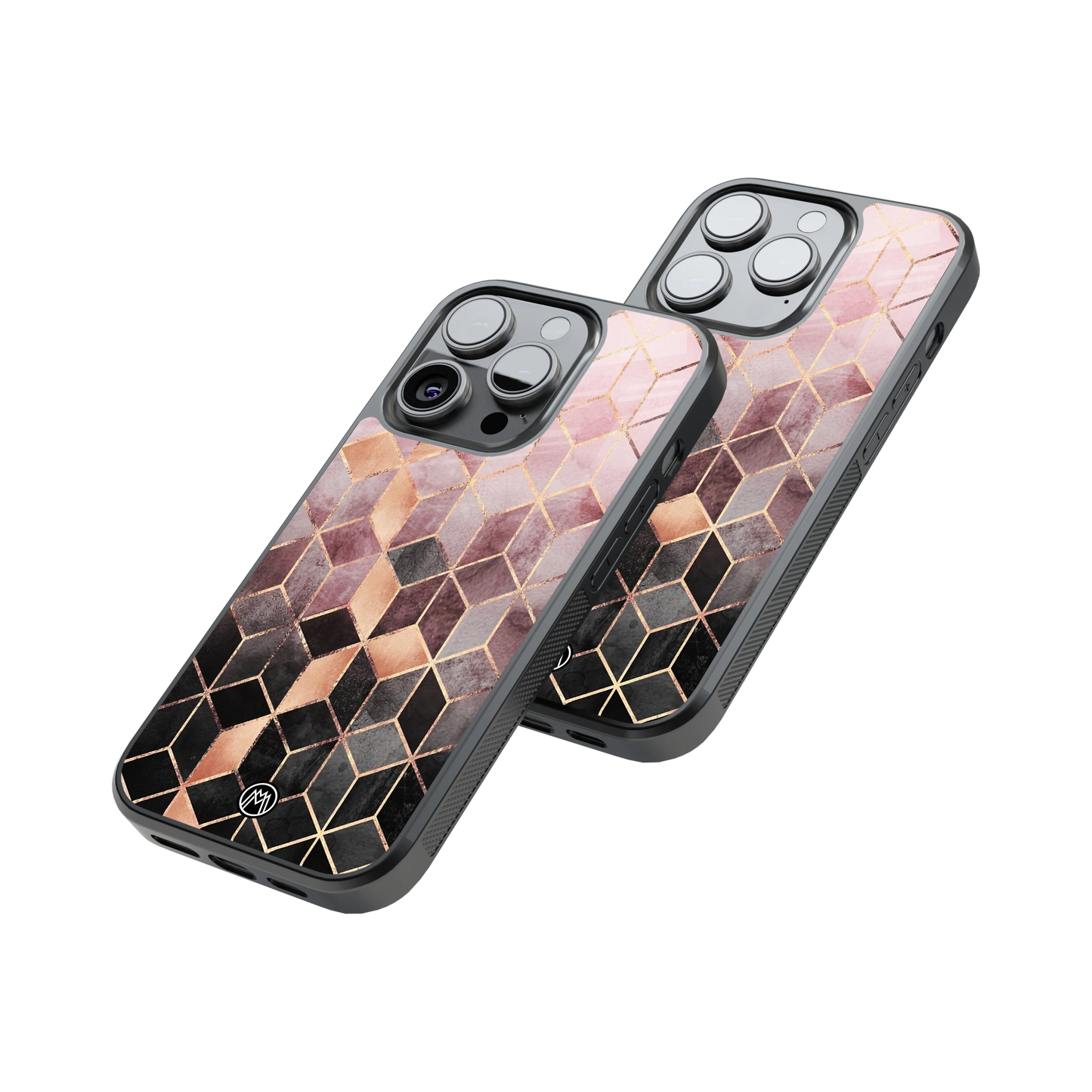 Protective Glass Back Phone Case Compatible with iPhone, Samsung, OnePlus, Pixel & More
