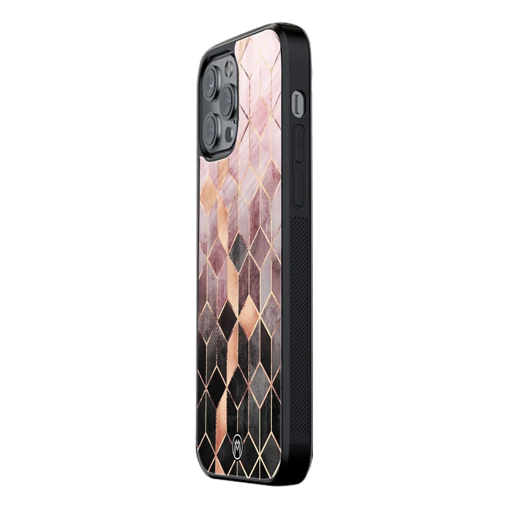 Slim Glass Back Phone Case for Multiple Brands โ iPhone, Samsung, Redmi, OnePlus, Oppo, Vivo