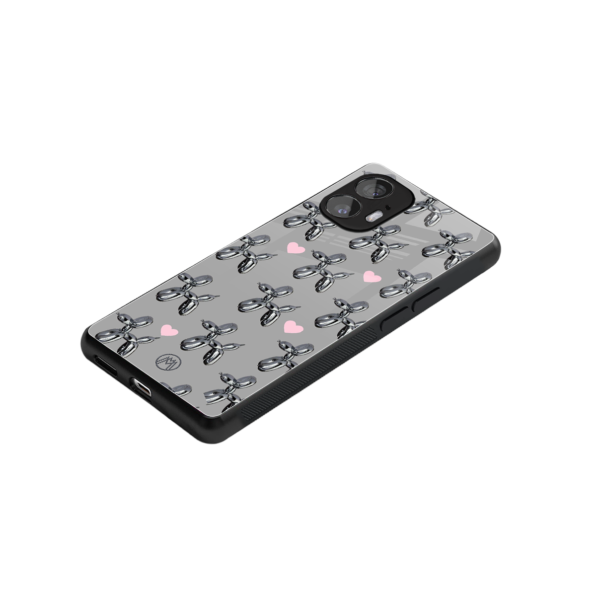 metallic unicorns back phone cover | glass case for nothing phone 2
