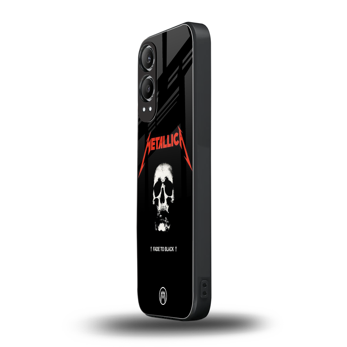 metallica black back phone cover | glass case for oneplus nord ce 4 lite