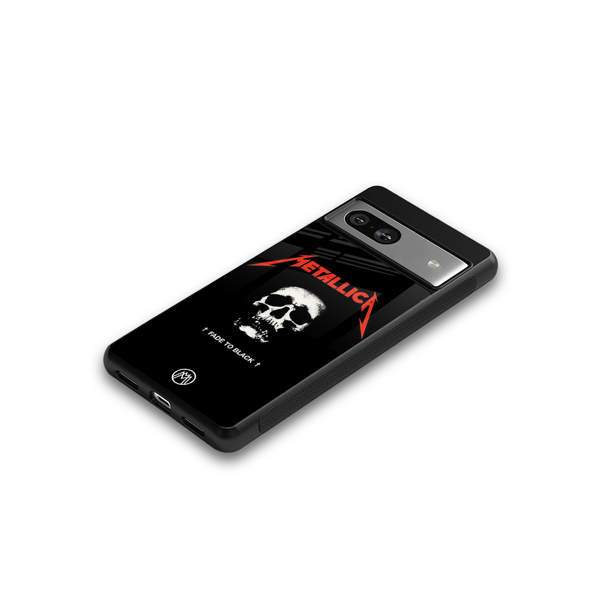 metallica black back phone cover | glass case for Google Pixel 7A