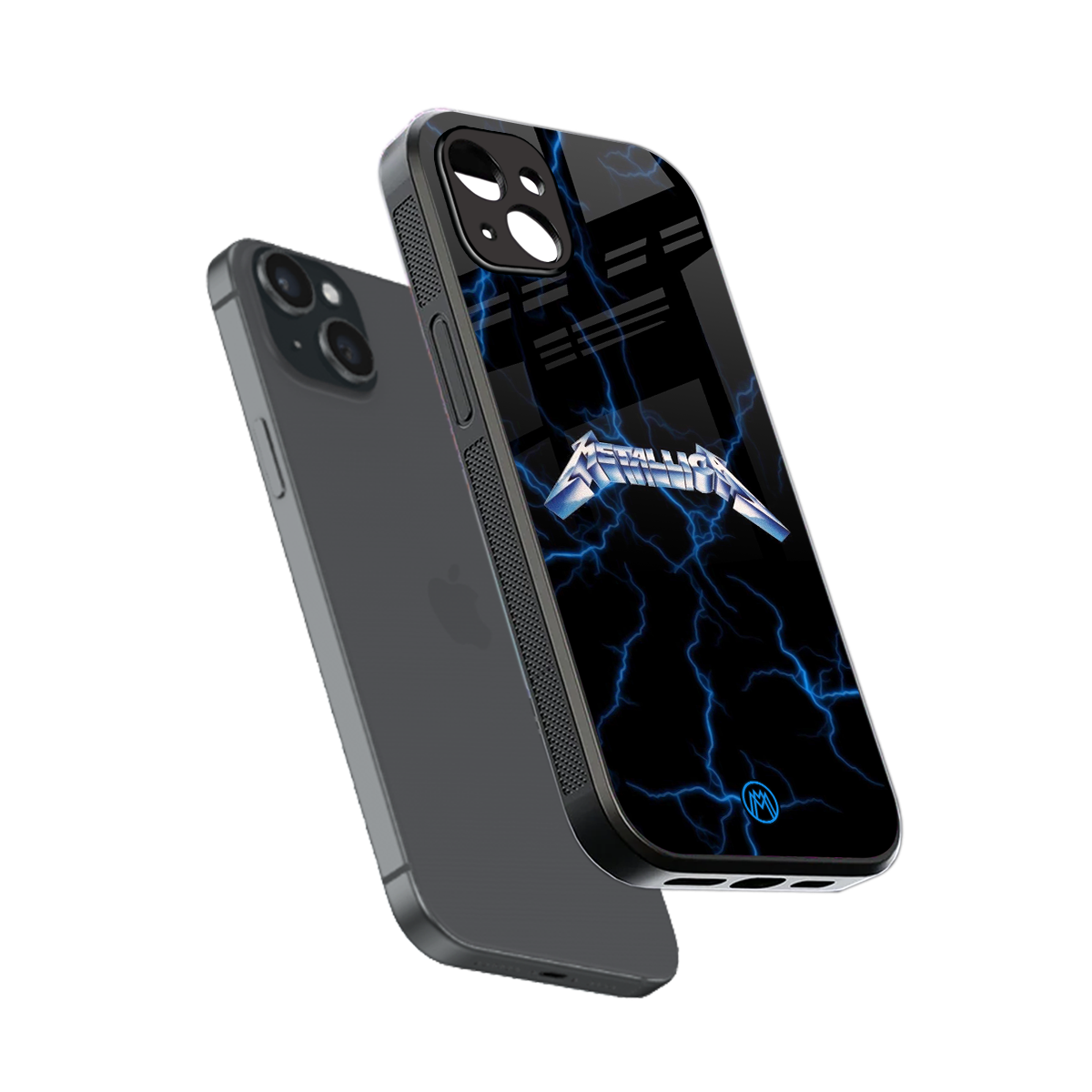 metallica back phone cover | glass case for iphone 15 plus