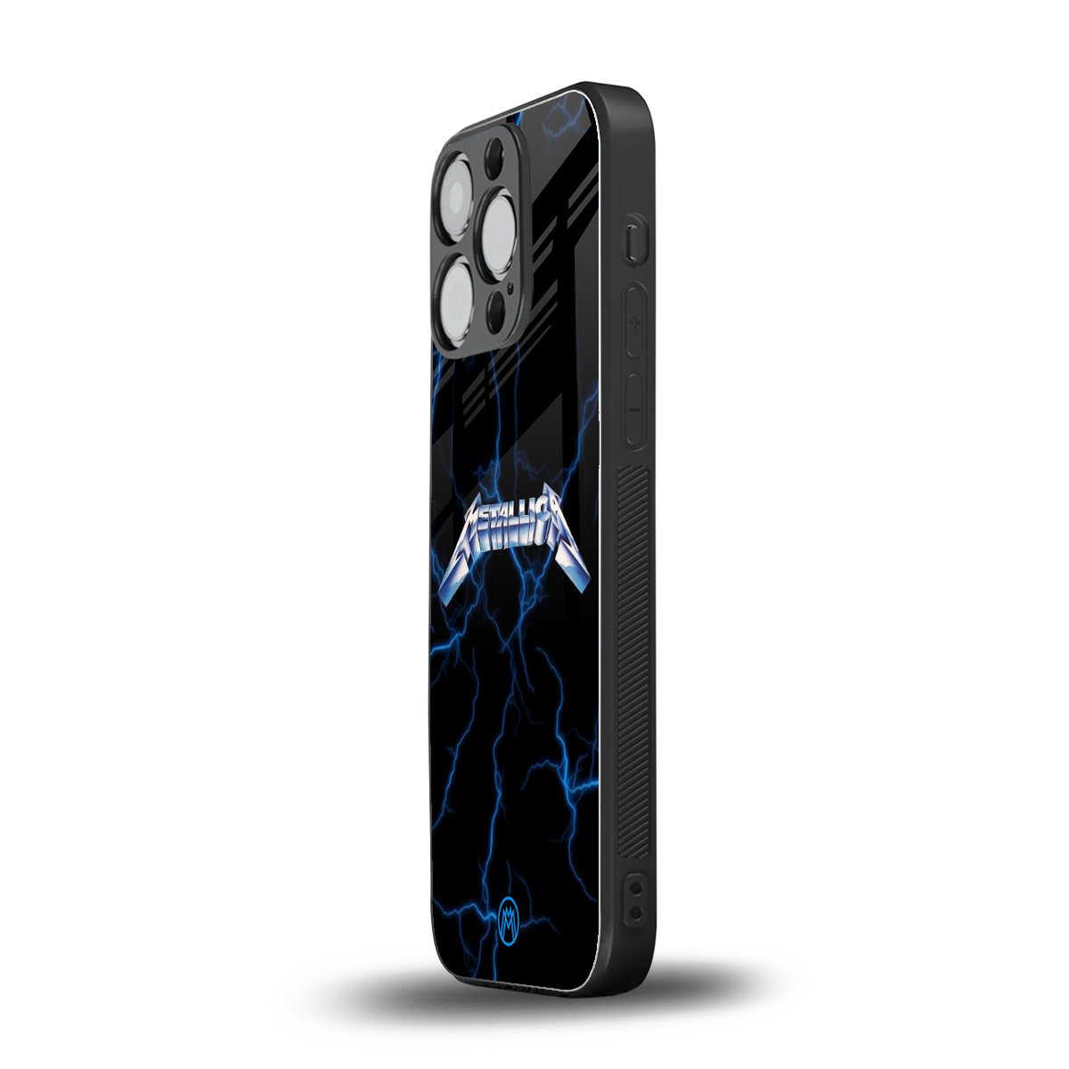metallica back phone cover | glass case for iphone 14 pro