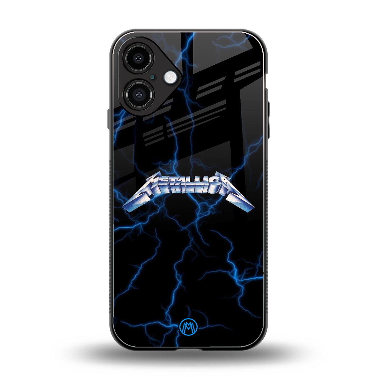metallica back phone cover | glass case for iphone 16 plus