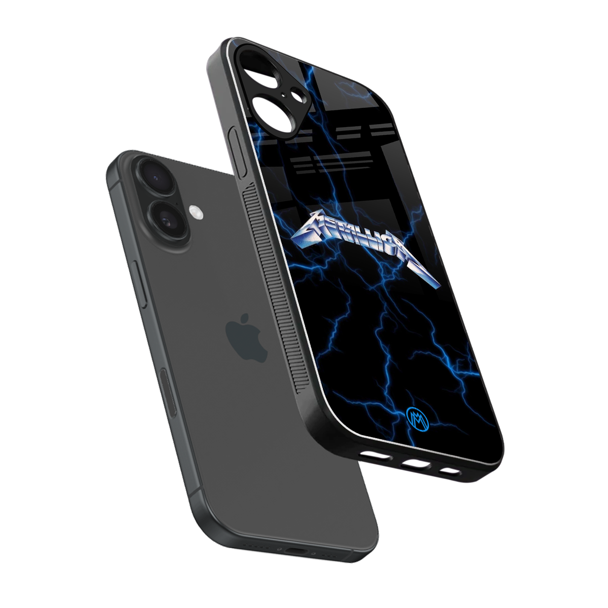 metallica back phone cover | glass case for iphone 16 plus