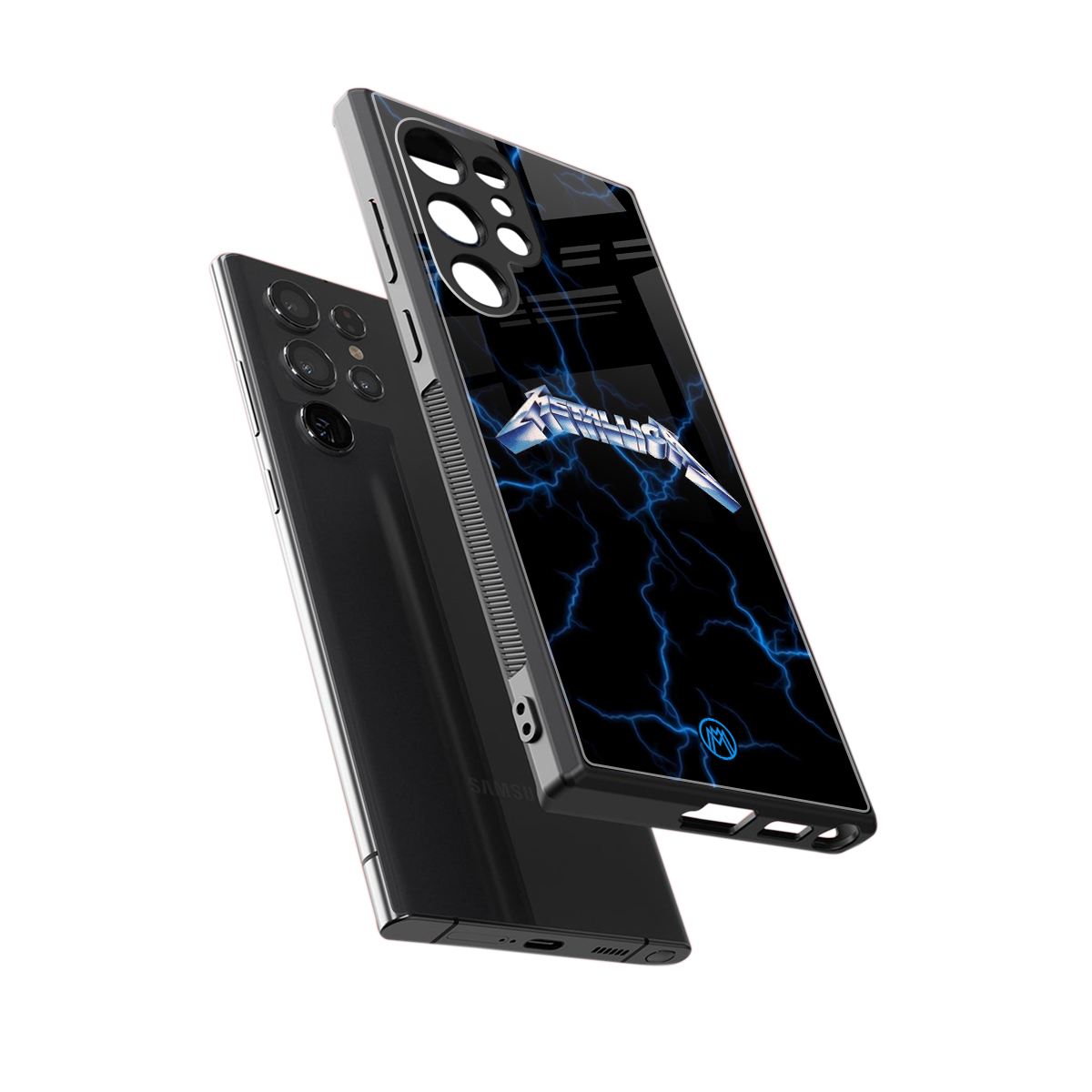 metallica back phone cover | glass case for samsung galaxy s24 ultra