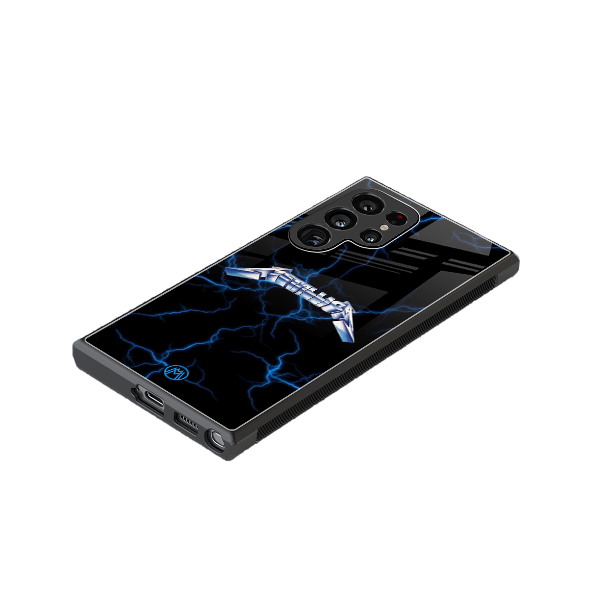 metallica back phone cover | glass case for samsung galaxy s24 ultra