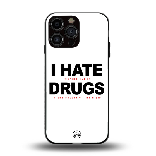 midnight panic back phone cover | glass case for iphone 14 pro max