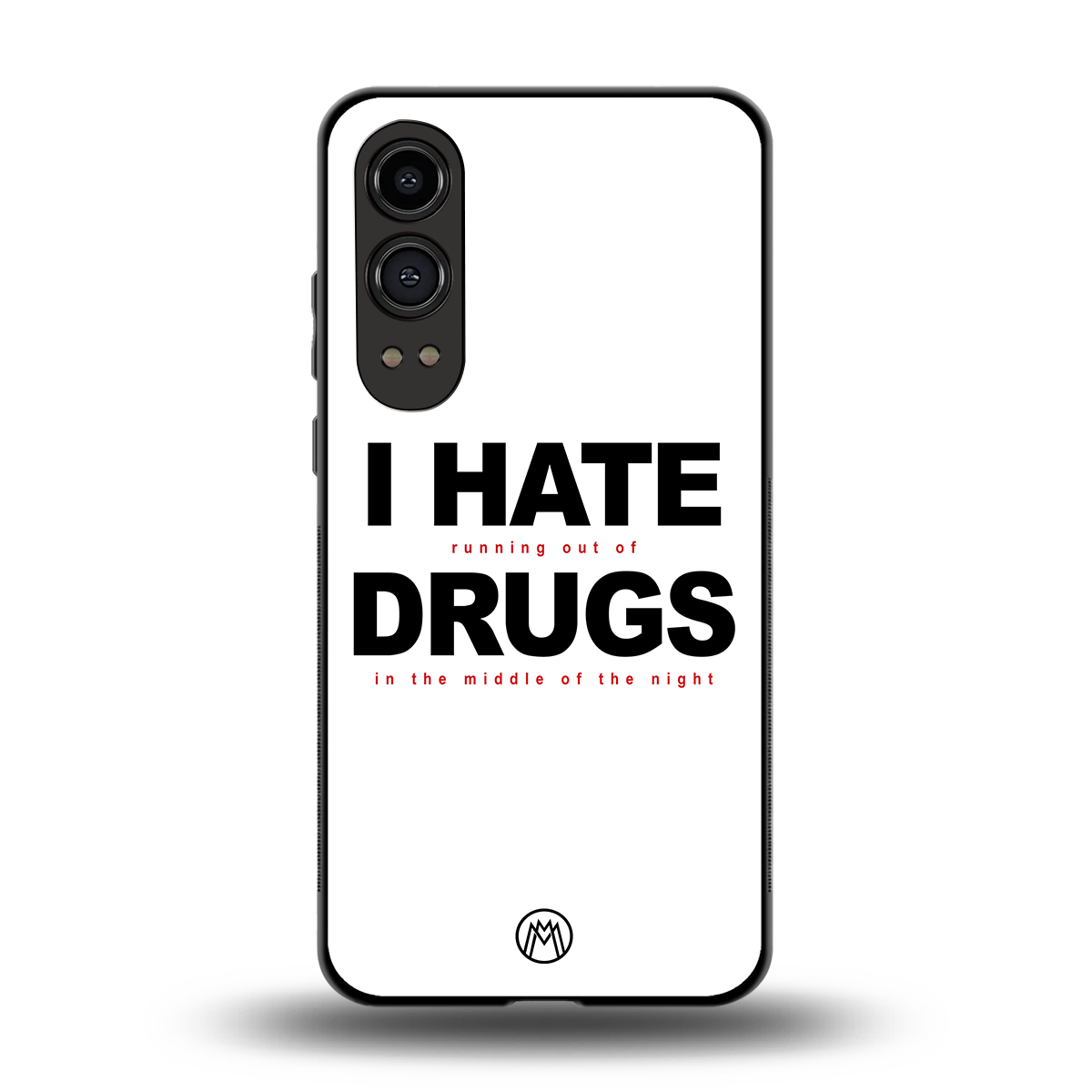 midnight panic back phone cover | glass case for oneplus nord ce 4 lite