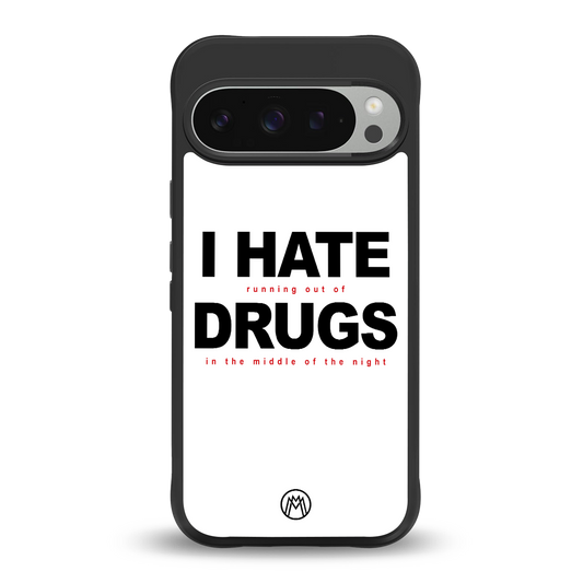 midnight panic back phone cover | glass case for google pixel 9 pro