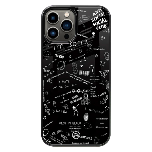 Premium Glass Back Mobile Phone Cover for iPhone, Samsung, OnePlus, Google Pixel, Redmi, Oppo, Vivo & Realme