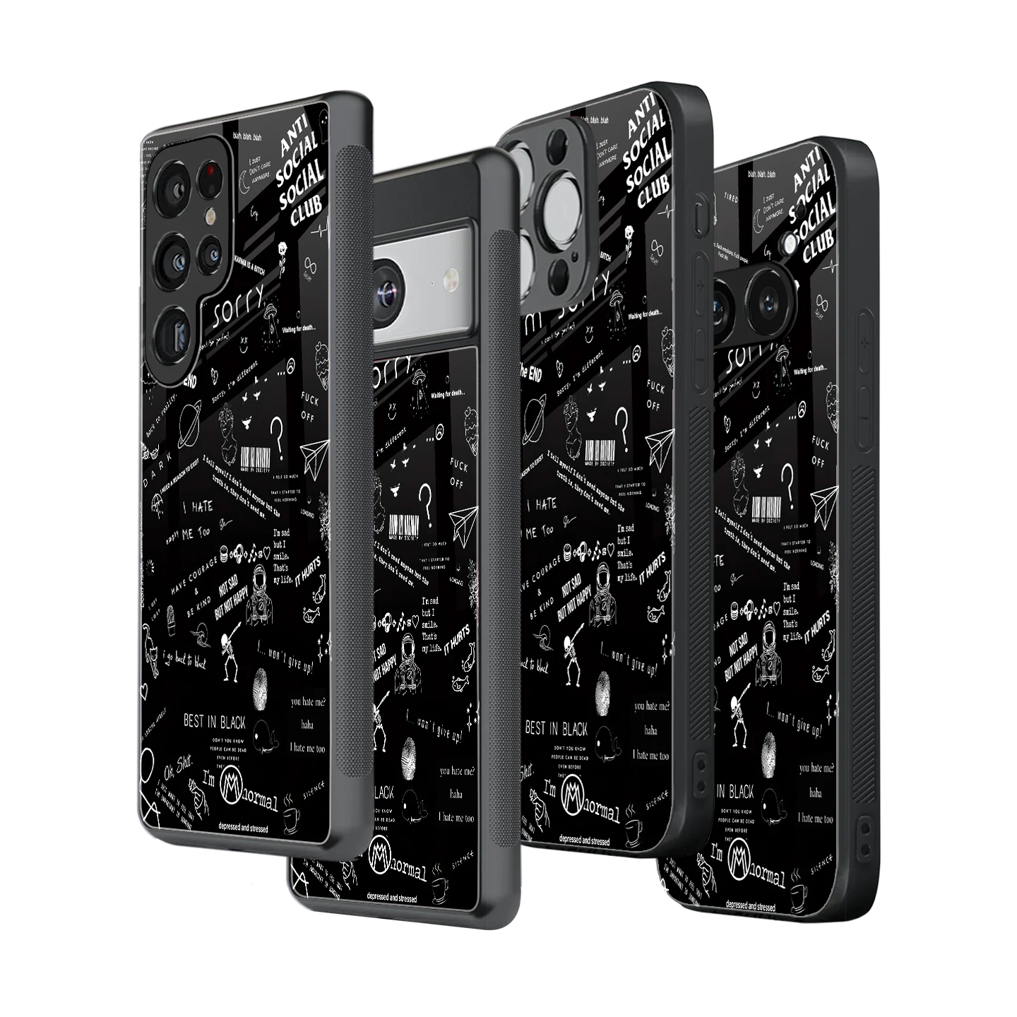 Stylish Glass Back Case for All Smartphones โ iPhone, Samsung, OnePlus, Pixel, Redmi, Oppo, Vivo, Motorola