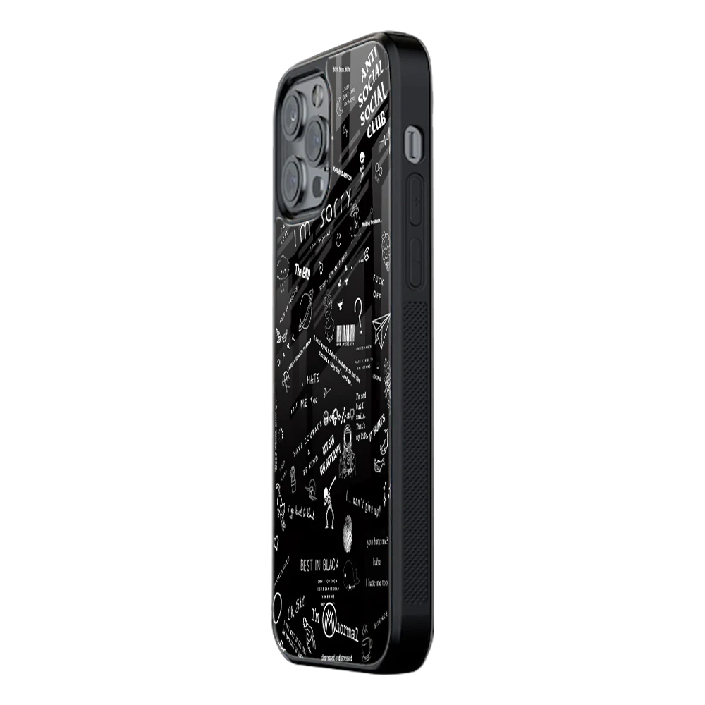 Slim Glass Back Phone Case for Multiple Brands โ iPhone, Samsung, Redmi, OnePlus, Oppo, Vivo
