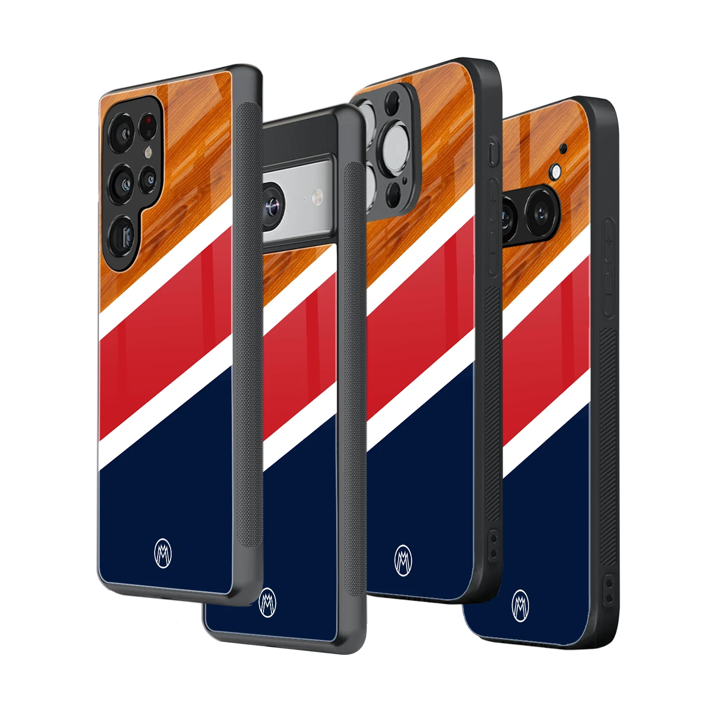 Stylish Glass Back Case for All Smartphones โ iPhone, Samsung, OnePlus, Pixel, Redmi, Oppo, Vivo, Motorola