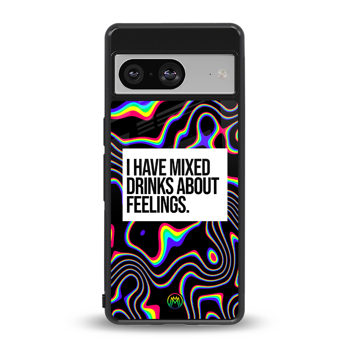 mixed emotions back phone cover | glass case for Google Pixel 8