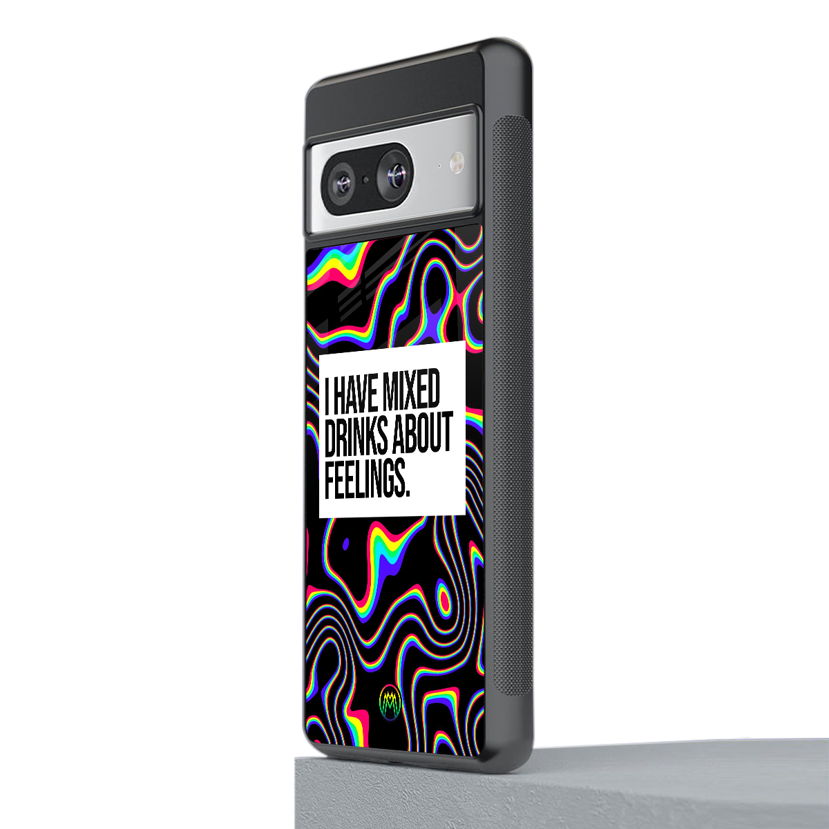 mixed emotions back phone cover | glass case for Google Pixel 8