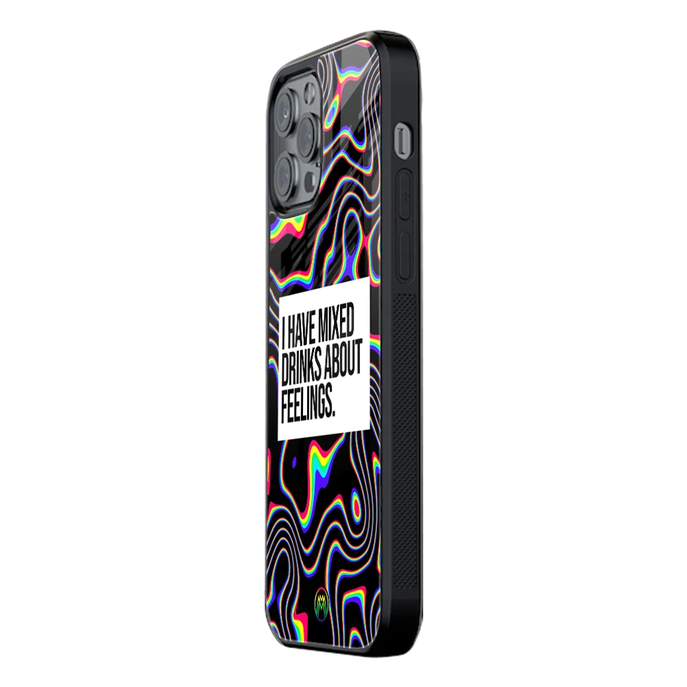 Slim Glass Back Phone Case for Multiple Brands โ iPhone, Samsung, Redmi, OnePlus, Oppo, Vivo