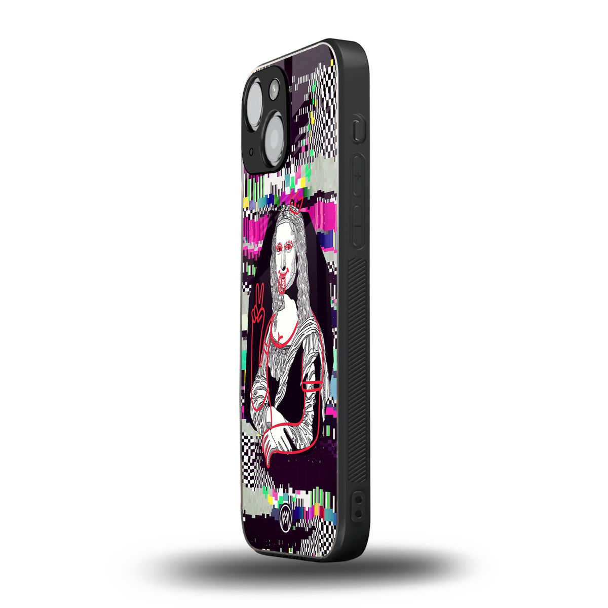 mona remix back phone cover | glass case for iphone 13 mini