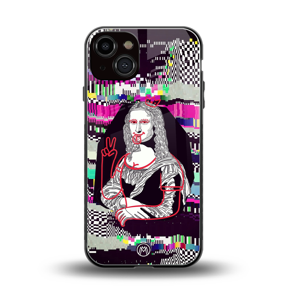 mona remix back phone cover | glass case for iphone 13