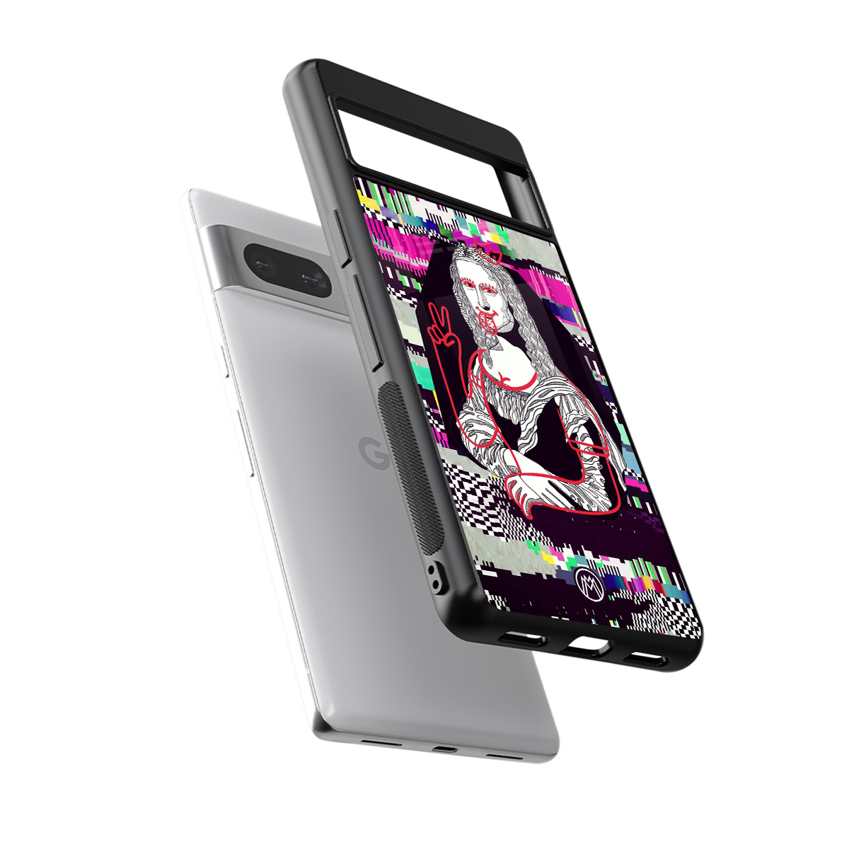 mona remix back phone cover | glass case for Google Pixel 7