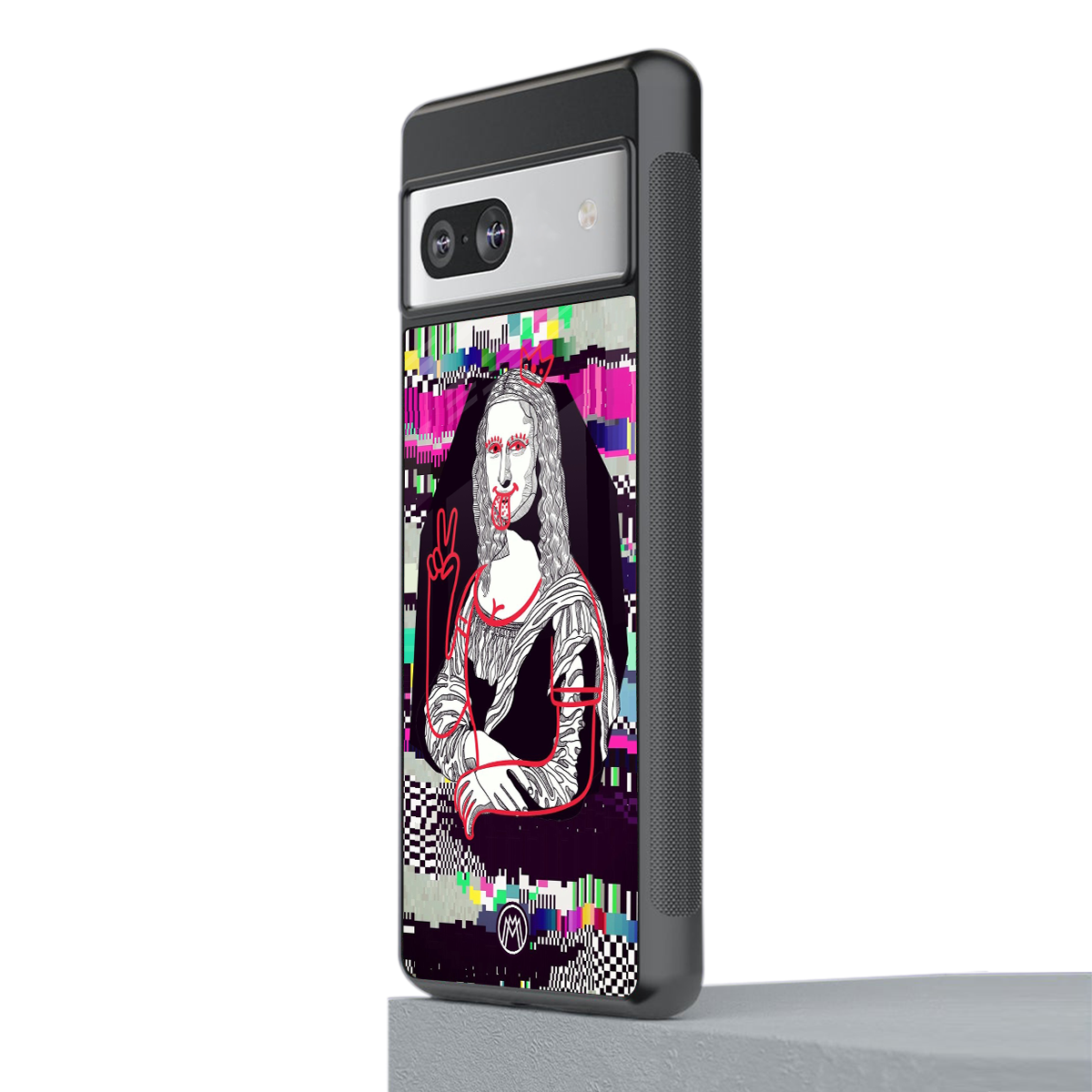 mona remix back phone cover | glass case for Google Pixel 7