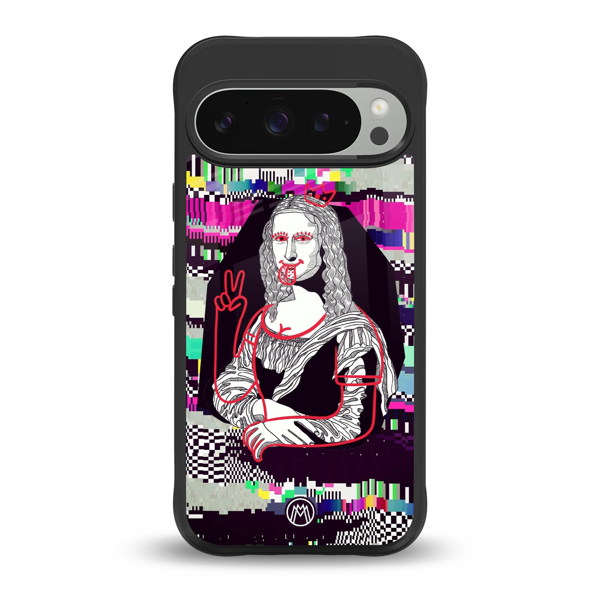 mona remix back phone cover | glass case for google pixel 9 pro