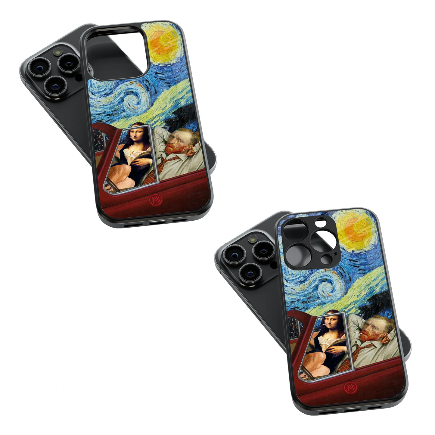 Trendy Glass Back Mobile Case for iPhone, Samsung, Redmi, OnePlus, Google Pixel, Motorola
