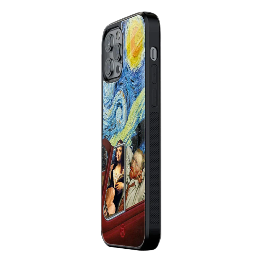 Slim Glass Back Phone Case for Multiple Brands โ iPhone, Samsung, Redmi, OnePlus, Oppo, Vivo