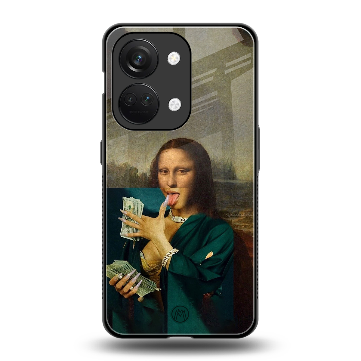 money lisa back phone cover | glass case for oneplus nord 3
