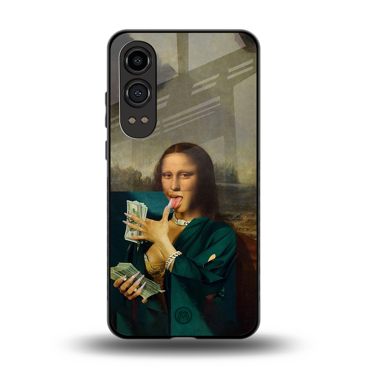 money lisa back phone cover | glass case for oneplus nord ce 4 lite