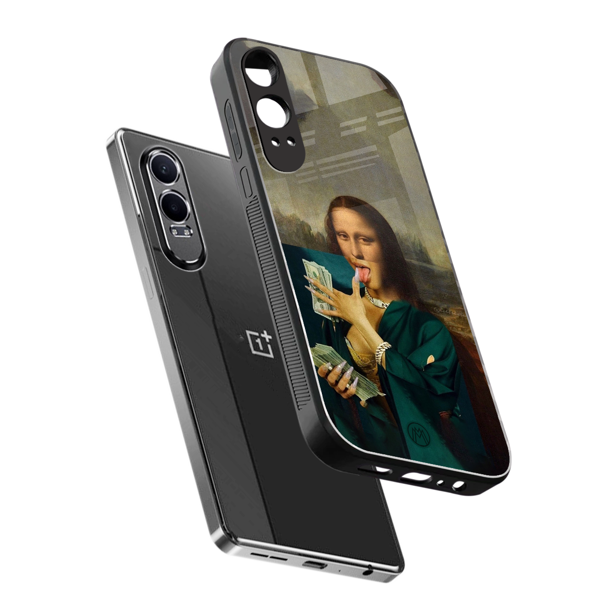 money lisa back phone cover | glass case for oneplus nord ce 4 lite