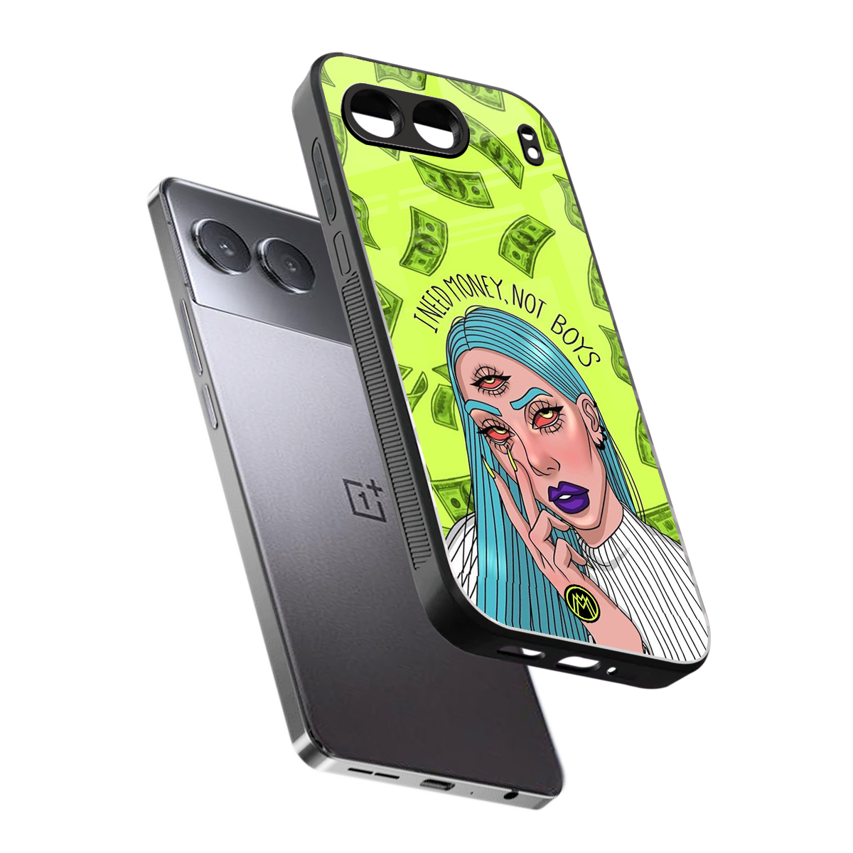 money over boys back phone cover | glass case for oneplus nord 4