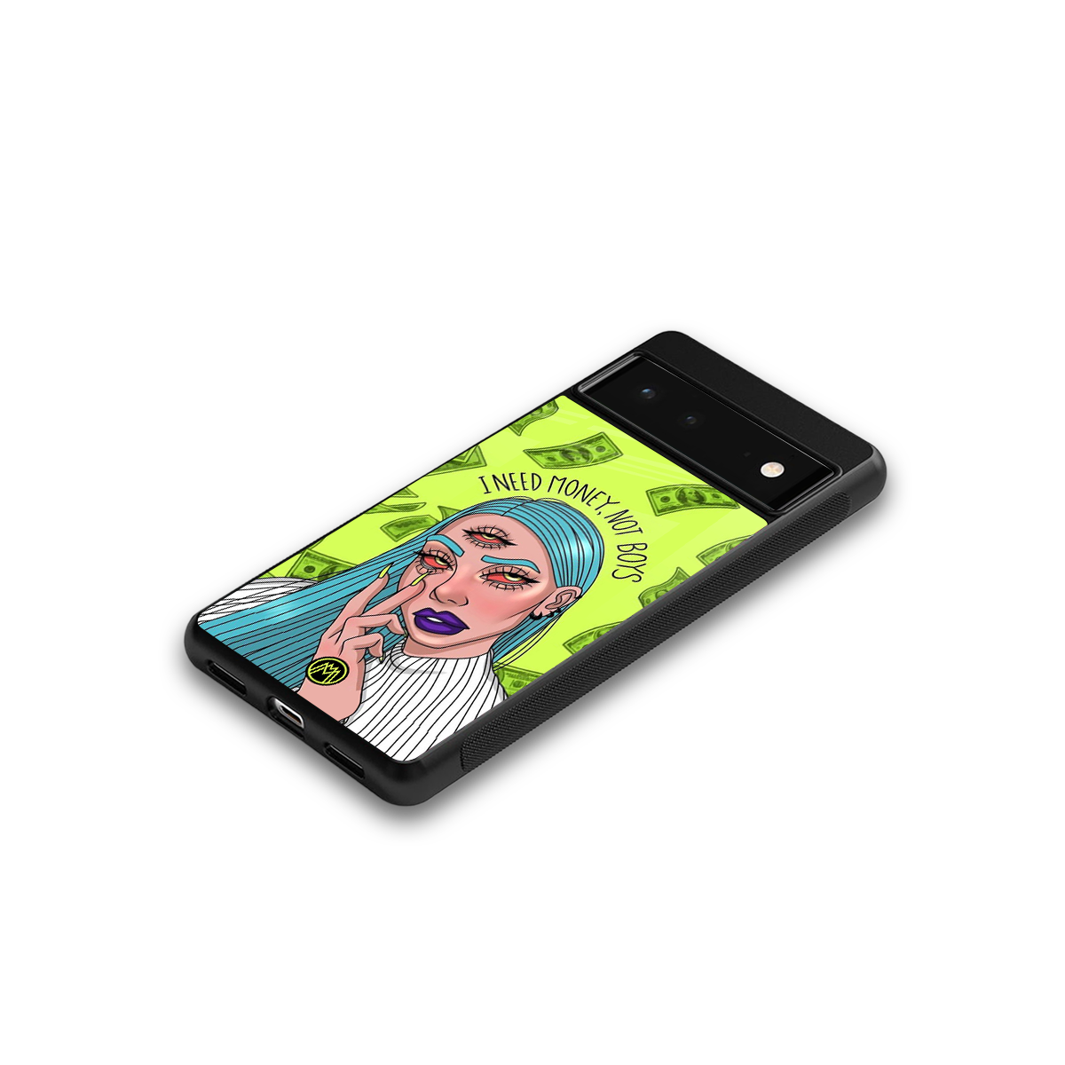 money over boys back phone cover | glass case for Google Pixel 6A