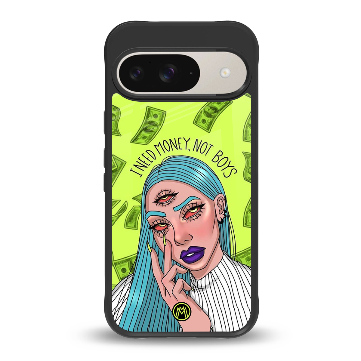 money over boys back phone cover | glass case for google pixel 9
