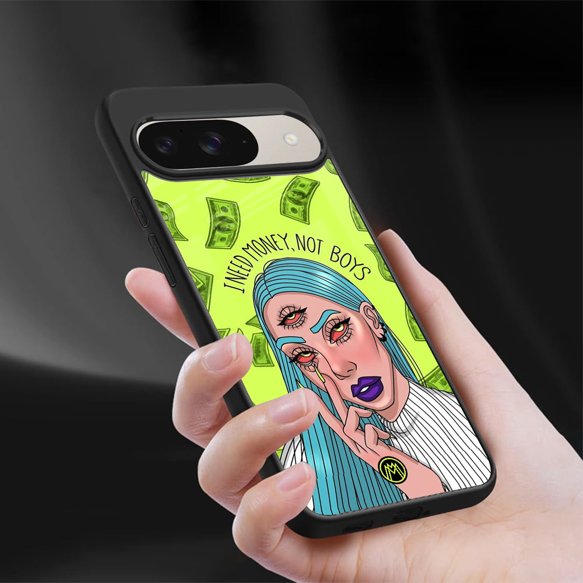 money over boys back phone cover | glass case for google pixel 9