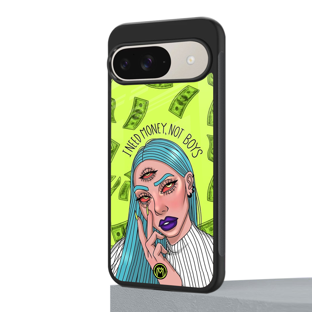 money over boys back phone cover | glass case for google pixel 9